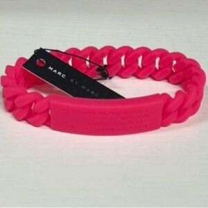 Marc by Marc Jacobs NWT Silicone Bracelet in Knockout Pink